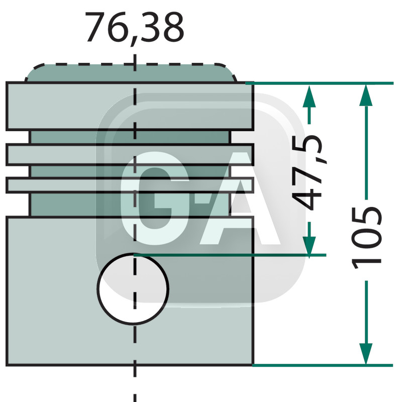 Kit piston Guldner